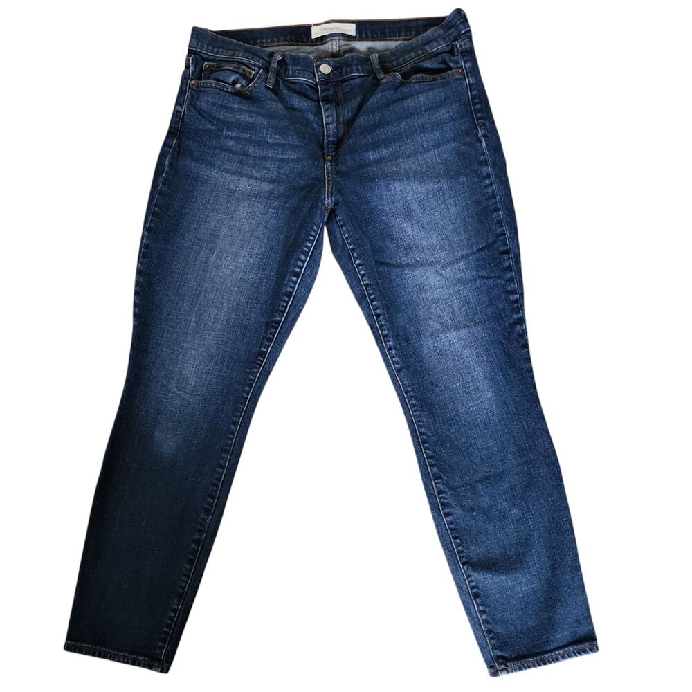 Gap Womens Jeans Size 31R Tru Skinny Dark Indigo